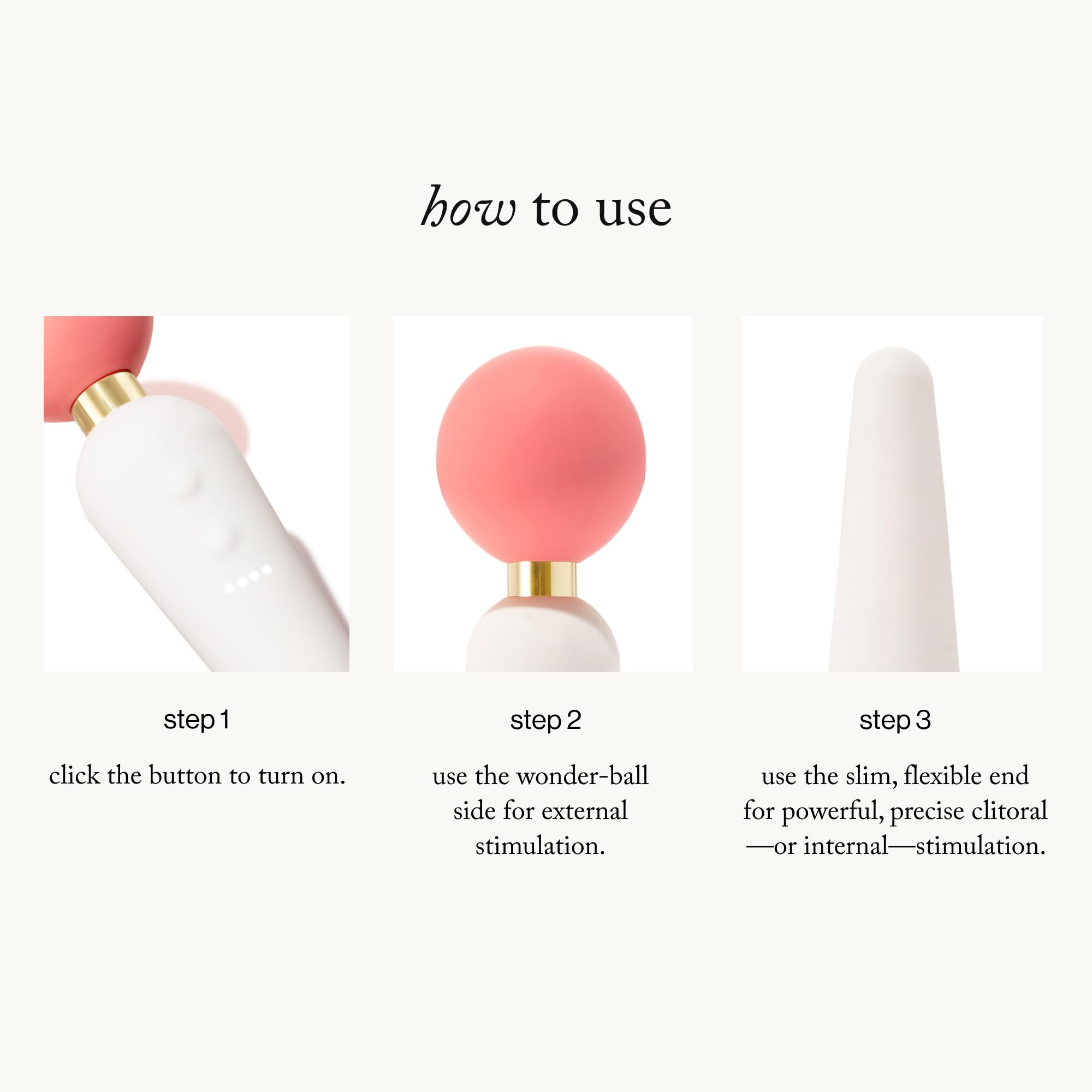 Amazon.com: goop Wellness Double-Sided Wand Vibrator | External, Internal,  & Clitoral Stimulator | 64 Pulsating Patterns | Rechargeable & Water  Resistant | Phthalate, Latex, & BPA Free | 8.125 in : Health & Household