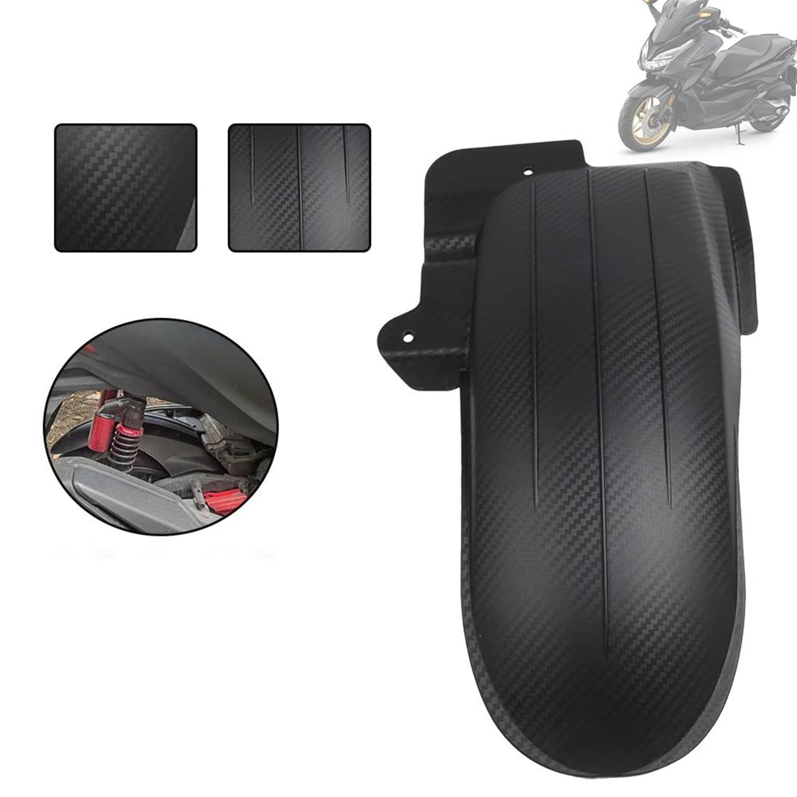 Moto Parafango Posteriore Estensione Splash Guard Copertura Ruota Hugger Per NSS350 NSS 350 2020 2021 2022 2024