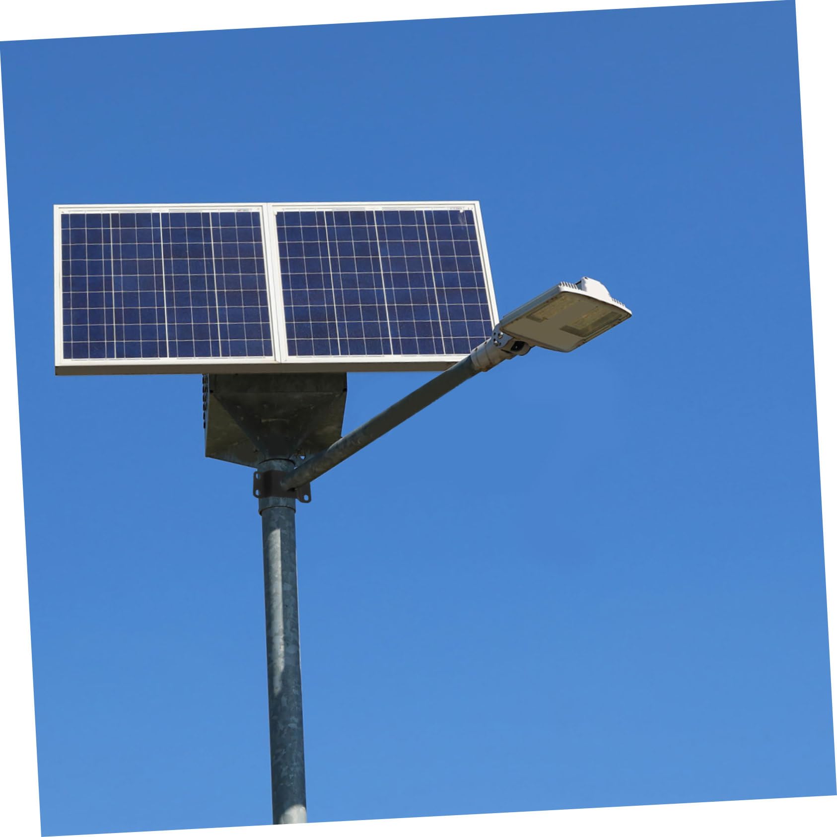 Support De Poteau Solaire COOPHYA Heavy Duty - Pour Lampadaires Extérieurs, Installation Jardin Ou Route
