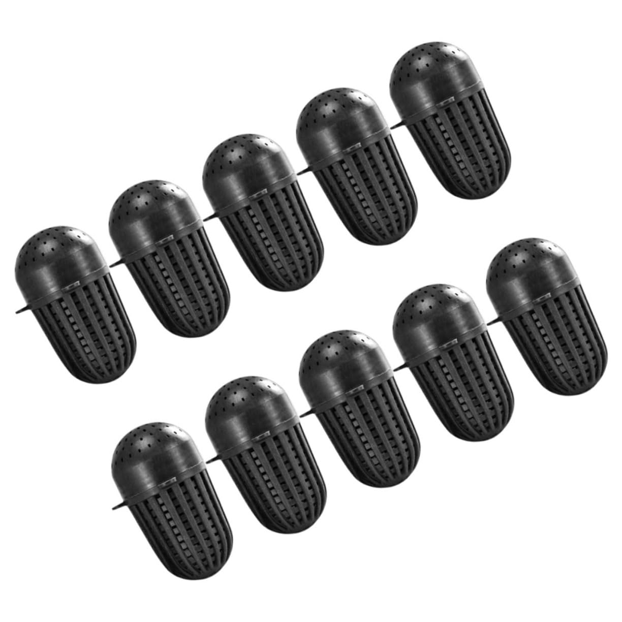 Milisten 10pcs Fishing Bait Cage Hollow Design Fishing Lure Holder for Outdoor Tackle Durable Plastic Bait Basket for Catching Fish Deep Water