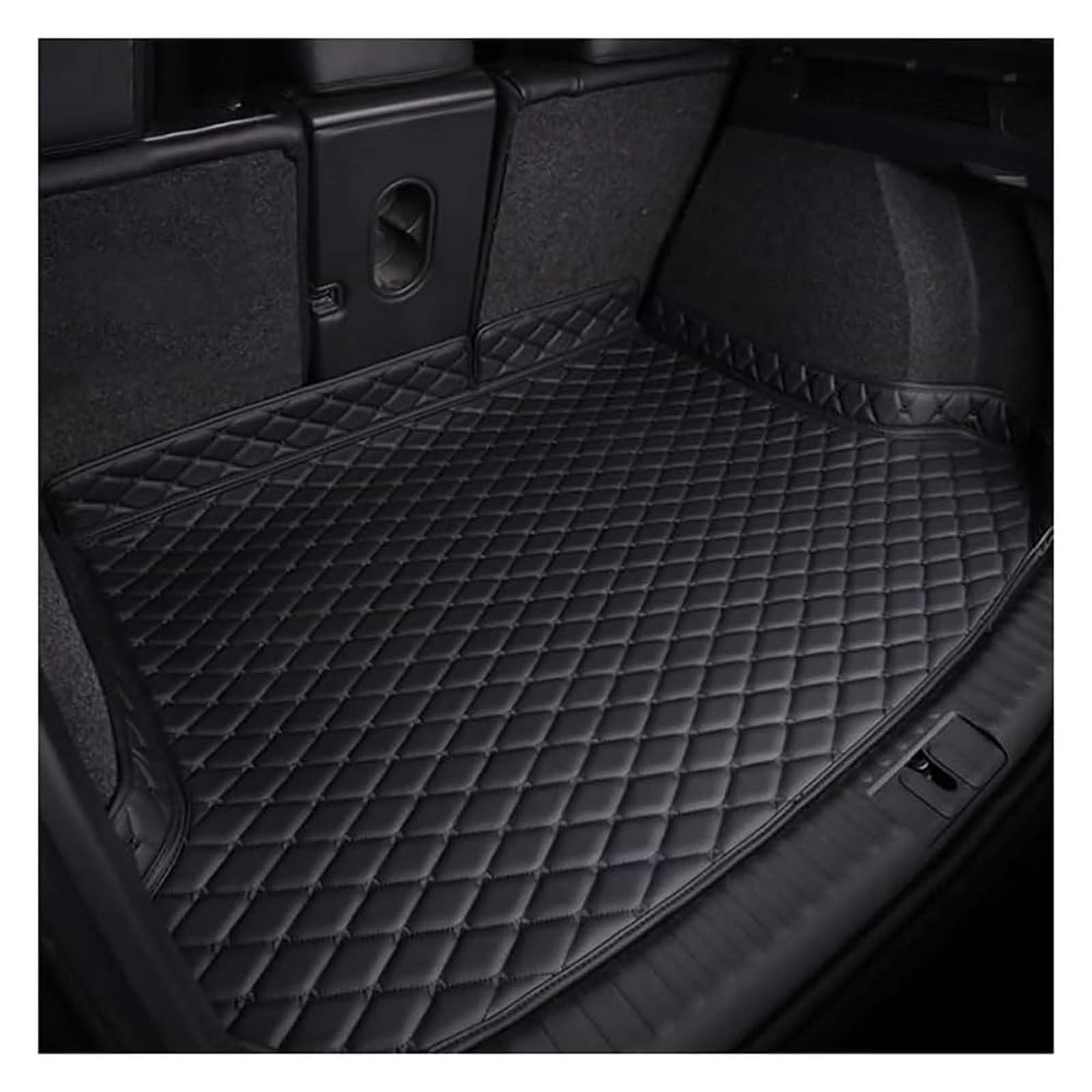 evimo for Benz C class Coupe C204 2011-2015 Car Boot Liner Waterproof Luxury Leather Trunk Mat Heavy Duty All Weather Tailored Cargo Liner Non Slip Boot Protector,B