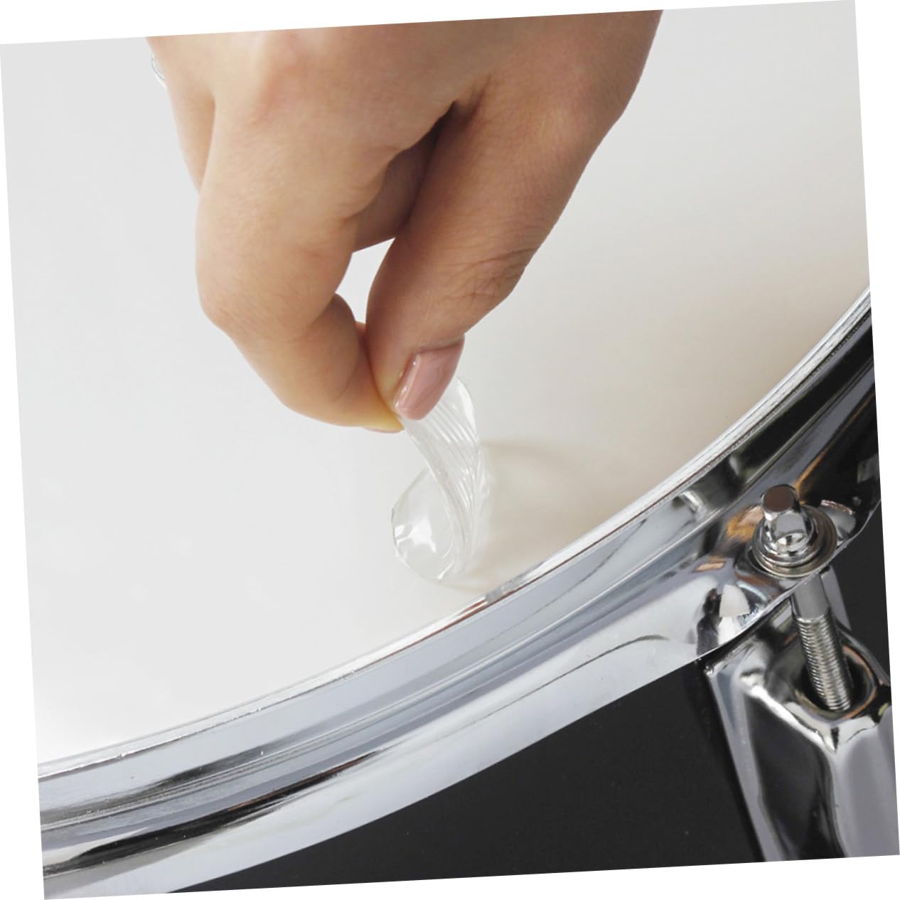 Abaodam Sticker Kit 6 Pcs Drum Dampening Gels Mute Drum Head Dampers and Cymbals Reusable Gel Pads