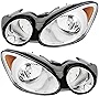 Gold Shrine For Buick LaCrosse/Allure Headlights Lamps Set 2005 2006 2007 Halogen Driver and Passenger Side