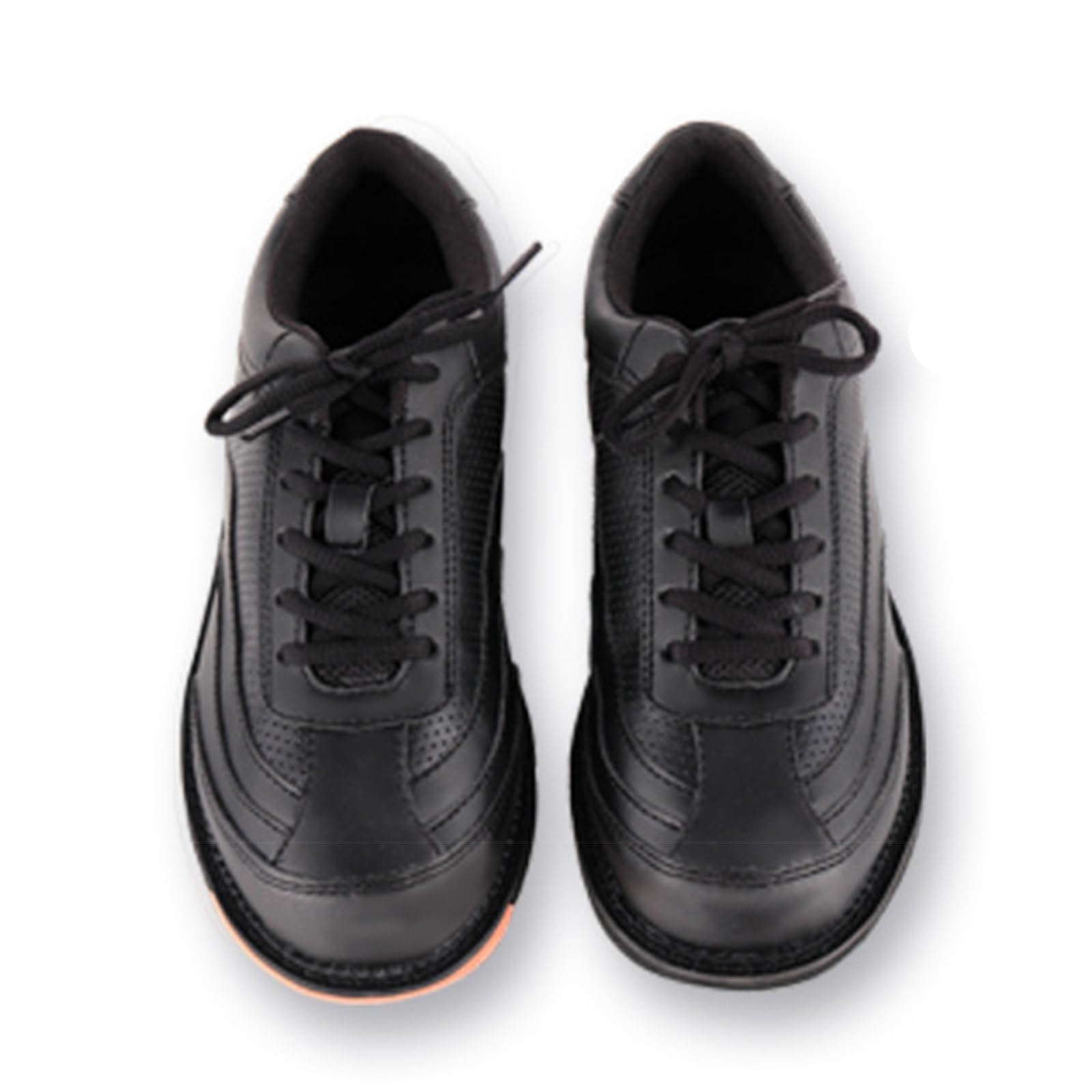 Scarpe da bowling da donna Scarpe da bowling in pelle leggere traspiranti resistenti all'usura Scarpe sportive da bowling antiscivolo Scarpe da bowling da donna da uomo ( Color : Black , Size : 35 EU