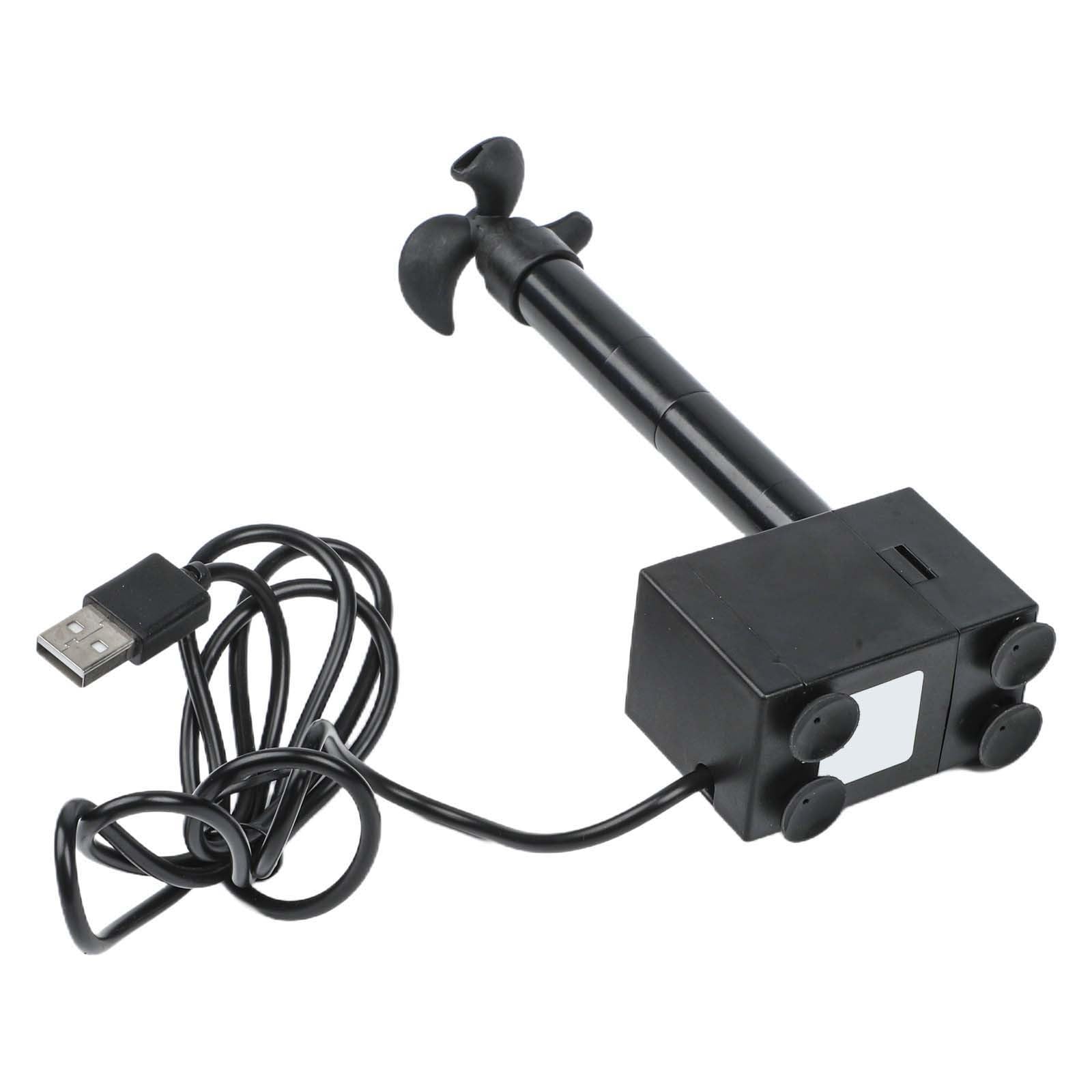 Getdoublerich USB Submersible Water for Aquarium, Silent for wave maker with Adjustable Flow, DC 5V for mini Fountain for Fish Tank Hydroponics