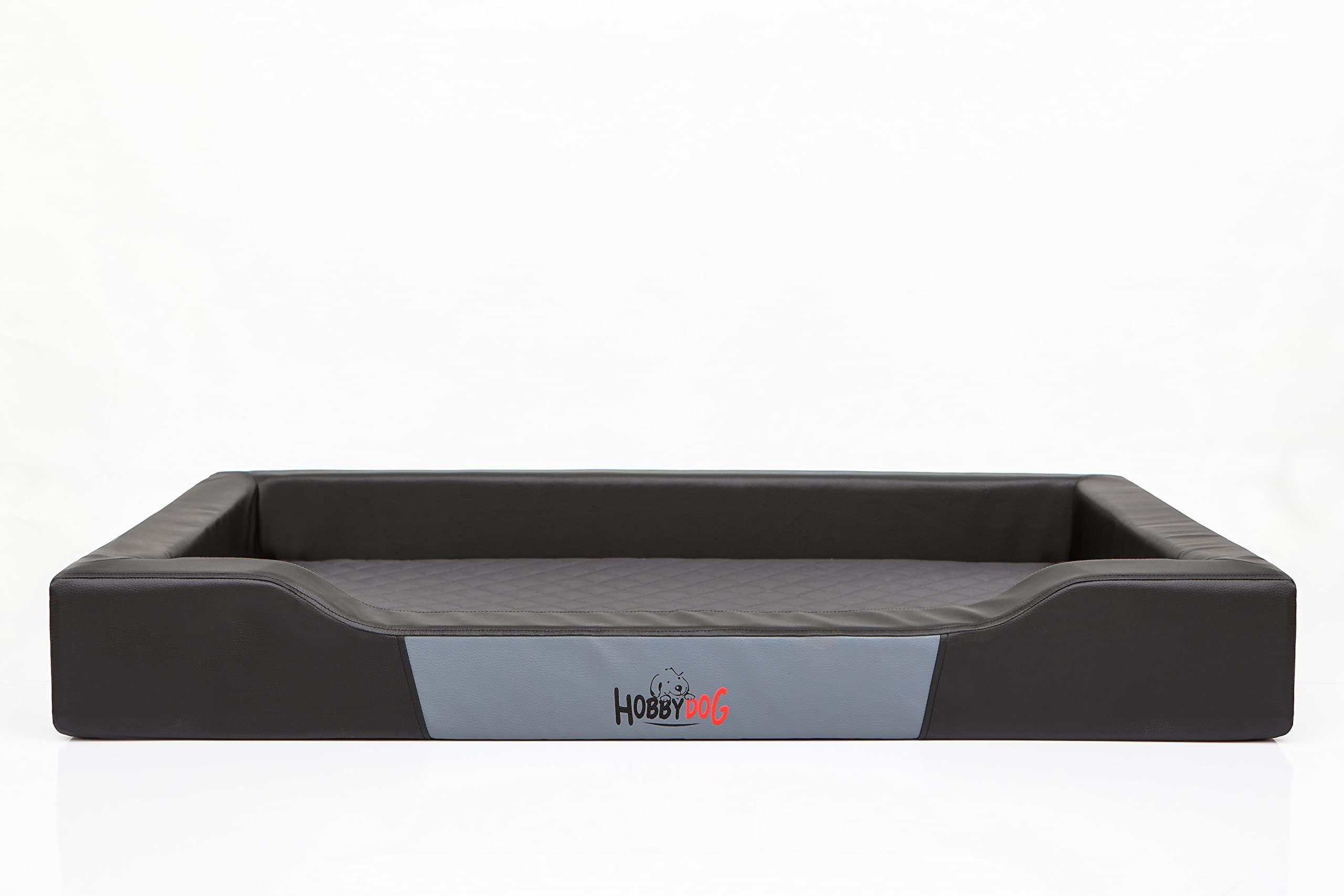 Cama Perro - Cuna para Perros para Dormir, con Funda de Cordura Extraíble (Lavable a 30°) - para Perros Pequeños y Grandes - Sofa para Perros - 93 x 62 cm - Negro