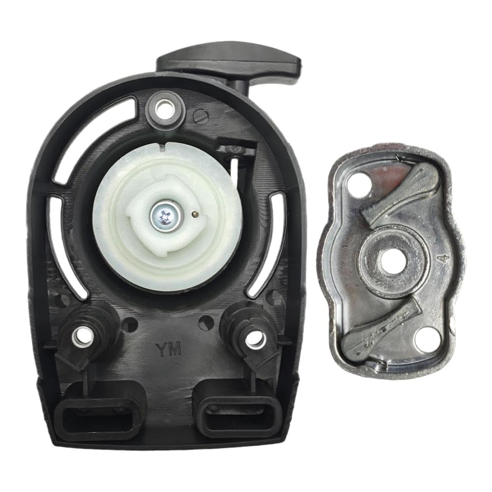 Kit de Resorte para Perro con trinquete de polea Dentada de Arranque fácil Compatible con Piezas de Repuesto para cortacésped con Motor GX35 de 4 círculos
