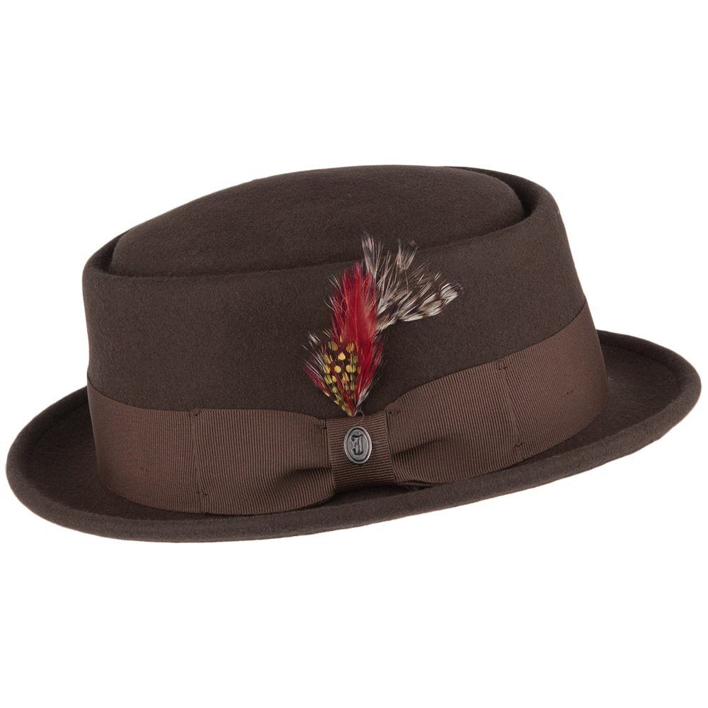 Jaxon & James Chapeau Pork Pie Déformable Gris