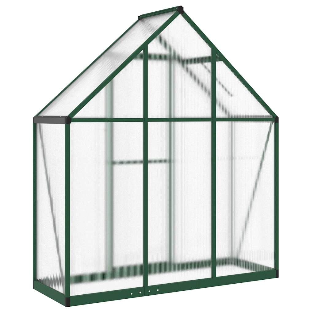 Szklarnia z ramą fundamentową z aluminium i poliwęglanu, 169 x 58 x 195 cm, szklarnia do domku na pomidory, szklarnia do uprawy pomidorów, do wczesnej inspektu, balkonu, tarasu i ogrodu
