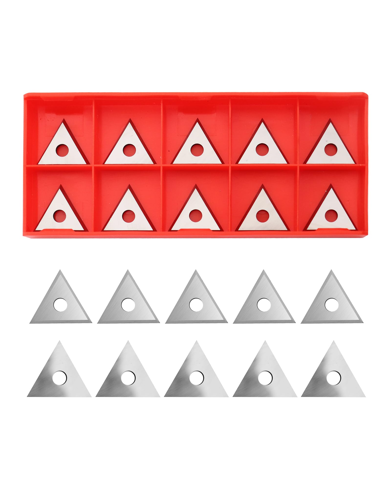 Paint Scraper Blade 1" Triple-Edge Triangle Carbide