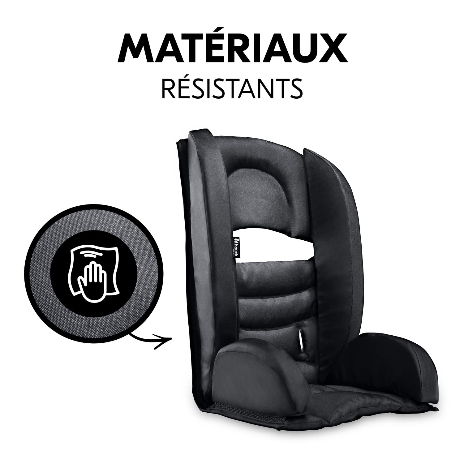 Hauck Réducteur de Siège pour Remorque Velo Enfant Dryk Duo & Dryk Duo Plus, 6-18 Mois, Noir