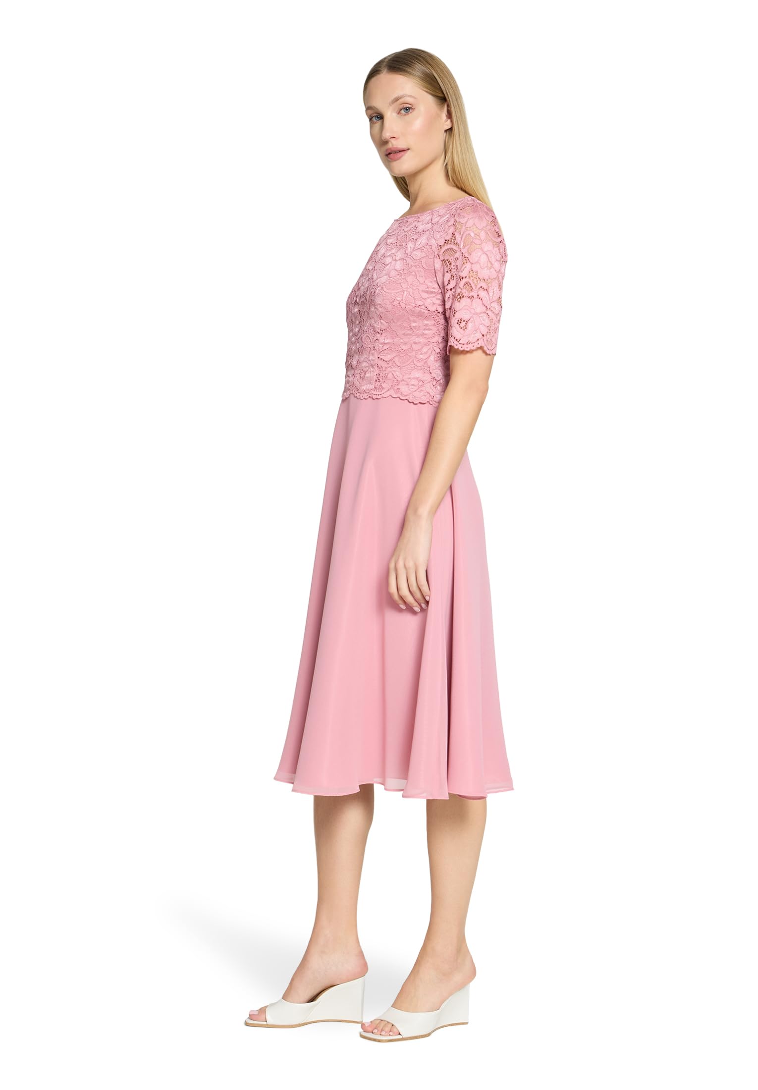 Vera Mont 0113/4825 Vestito da Cocktail, Vintage Blossom, 52 Donna