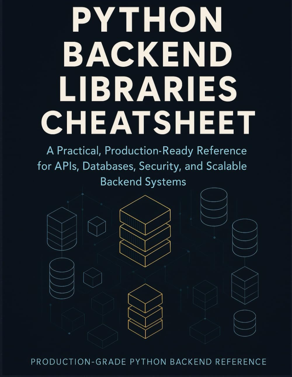 Python Backend Libraries Cheatsheet: A Practical, Production-Ready Reference for APIs, Databases, Security, and Scalable Backend Systems (Pro ... Git, software engineering, and DevOps.)
