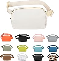 Vista 36 de Riñonera cruzada para mujeres y hombres, bolsa para cinturón para senderismo con correa ajustable, riñonera para correr, entrenamiento, deportes