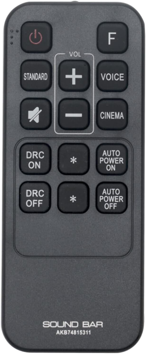 New AKB74815311 Replaced Remote Control Compatible with LG