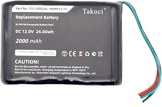 2000mAh Replacement Battery for Logitech Squeezebox Radio XR0001 X-R0001 fits Part No. 533-000050 NT210AAHCB10YMXZ HRMR15/5