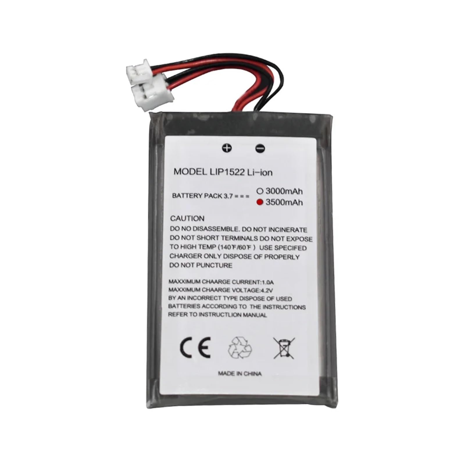 ,Compatibile for Sony, Controller wireless PS4/PS4 Pro Slim LIP1522 KCR1410 Dualshock 4 V1 V2 3500mAh Sostituisci la batteria(10Pcs)