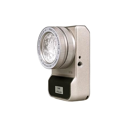 Hobolite Iris LED Video Light Standard Kit with LCD Display, App Control, Adjustable Lens, Storage Pouch, CRI/TLCI 96+, 2700-6500K, Portable Lighting for Photography, Content Creators, 5W, Black