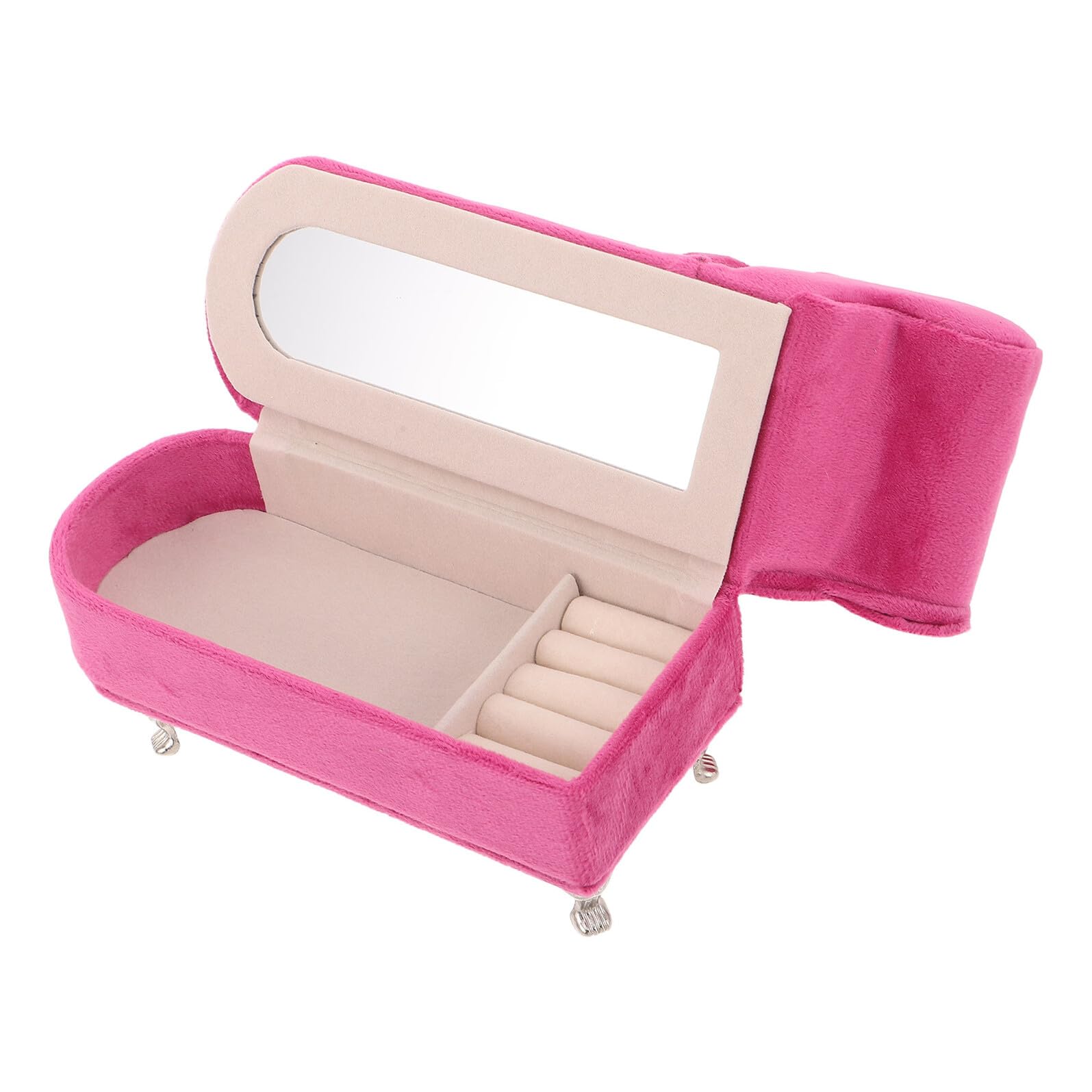 Boîte à bijoux portable Holibanna pour coiffeuse et voyages