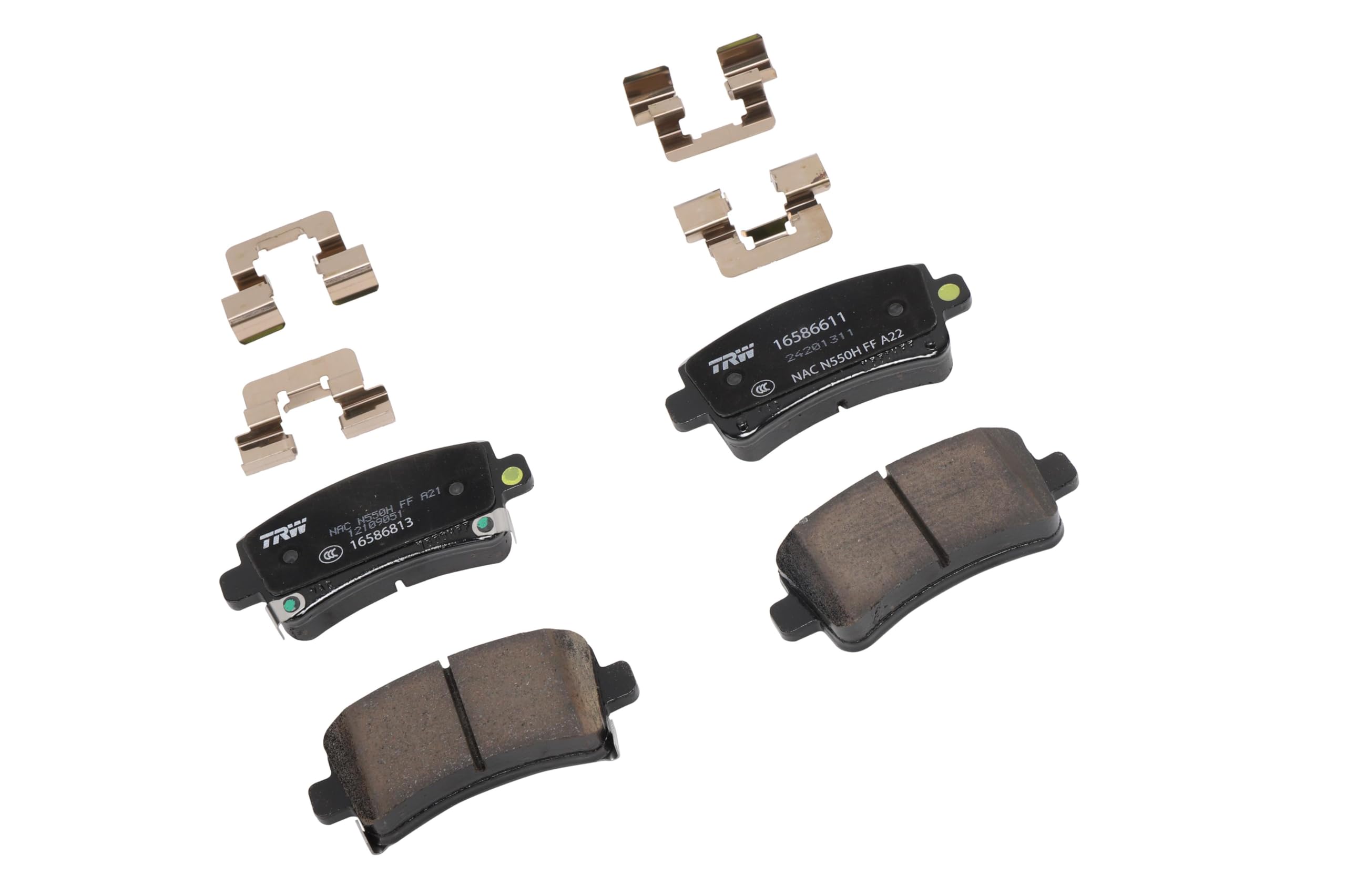 Amazon.com: GM Genuine Parts 85143526 Rear Disc Brake Pad Kit with 