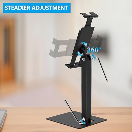 Miniatura 3 de Bimo Soporte para tablet para iPad, soporte de monitor portátil para 15.6 a 18.5 pulgadas, soporte para monitor para Kindle, Smartphone, pantalla