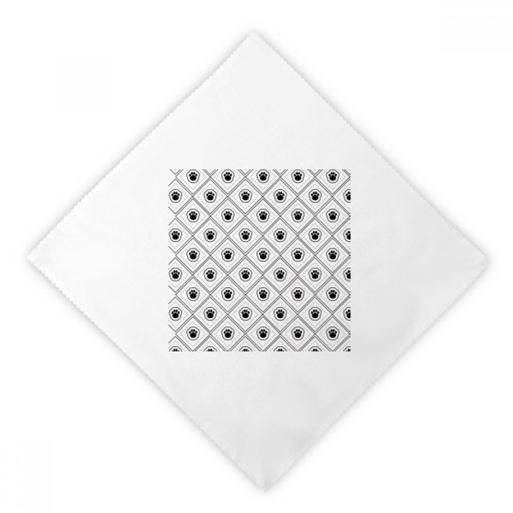 Servilletas de tela lavables para reducir residuos en cenas de amantes de animales