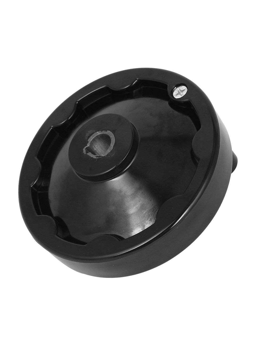 Poignée Rotative Volant Main 155 Mm Alésage 16 Mm - Volant Ondulé Plastique/Alliage Aluminium Pour Machines Outils (Style D)