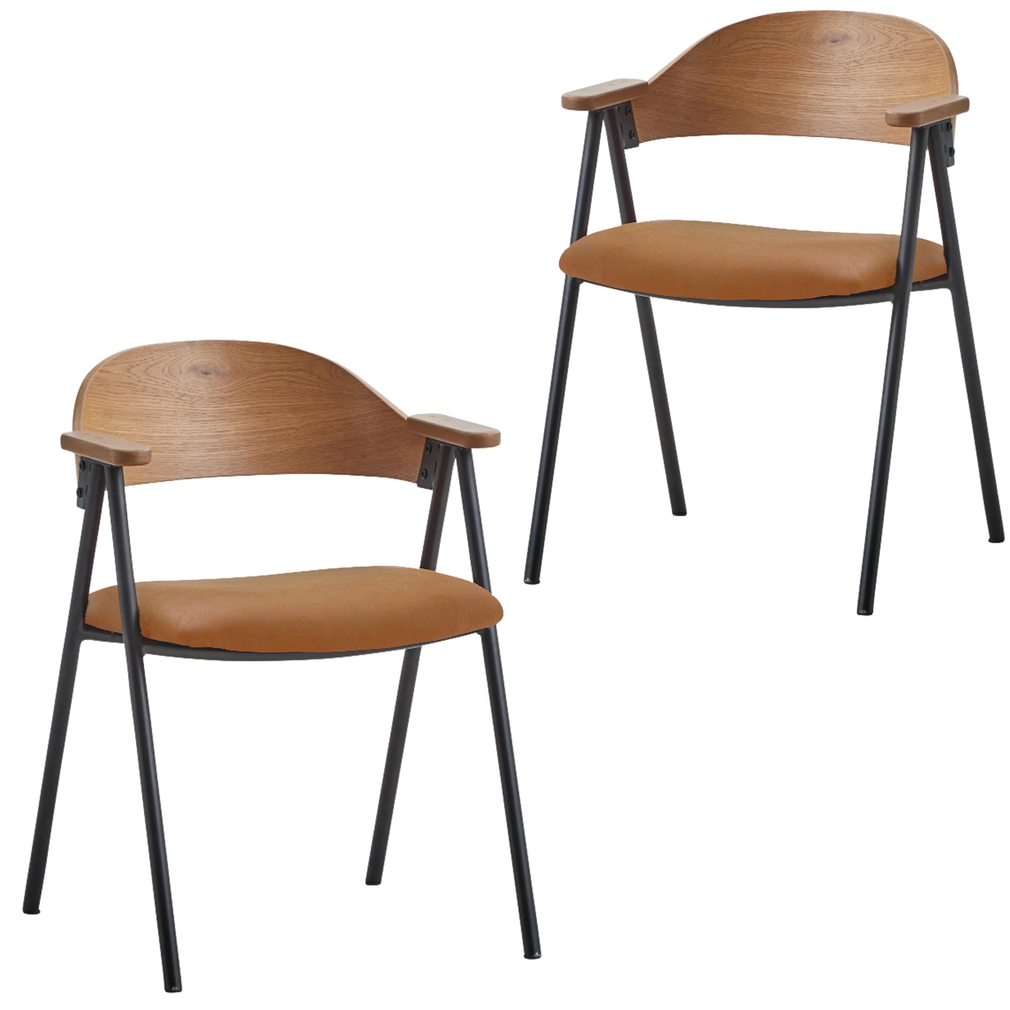 Amazon｜関家具 ダイニングチェア 2脚セット 幅51.5×奥行56×高さ72cm