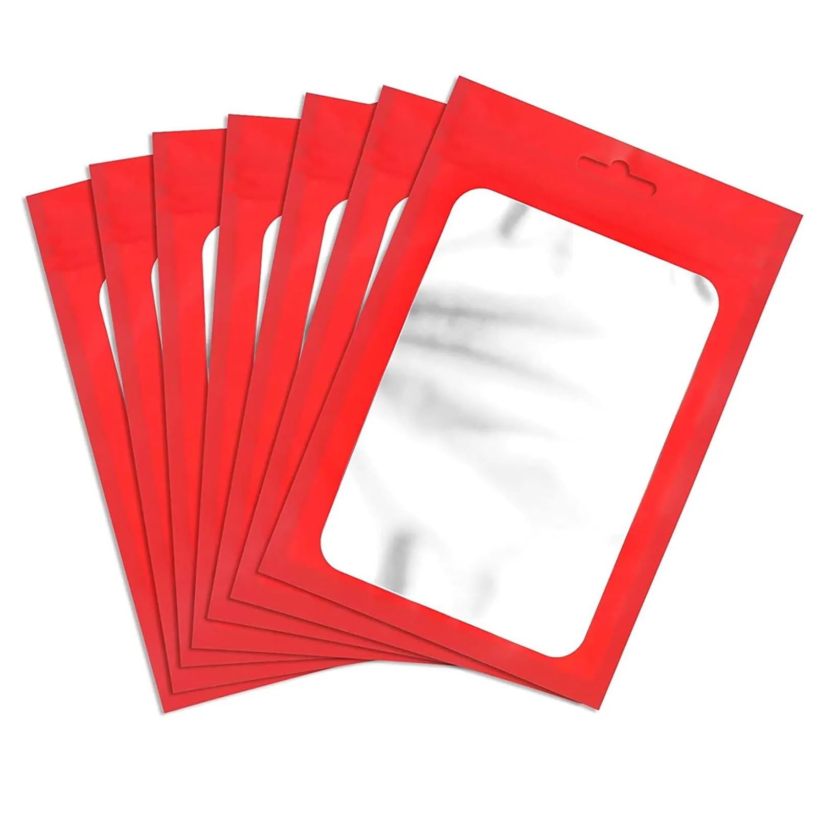 300PCS Colorful Mylar Bags Resealable Ziplock For Jewelry