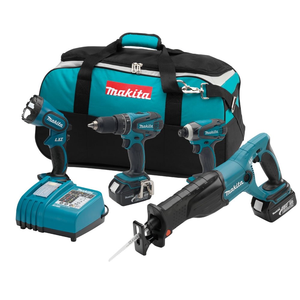 LXT407 18V LXT® Lithium-Ion Cordless 4-Pc. Combo Kit