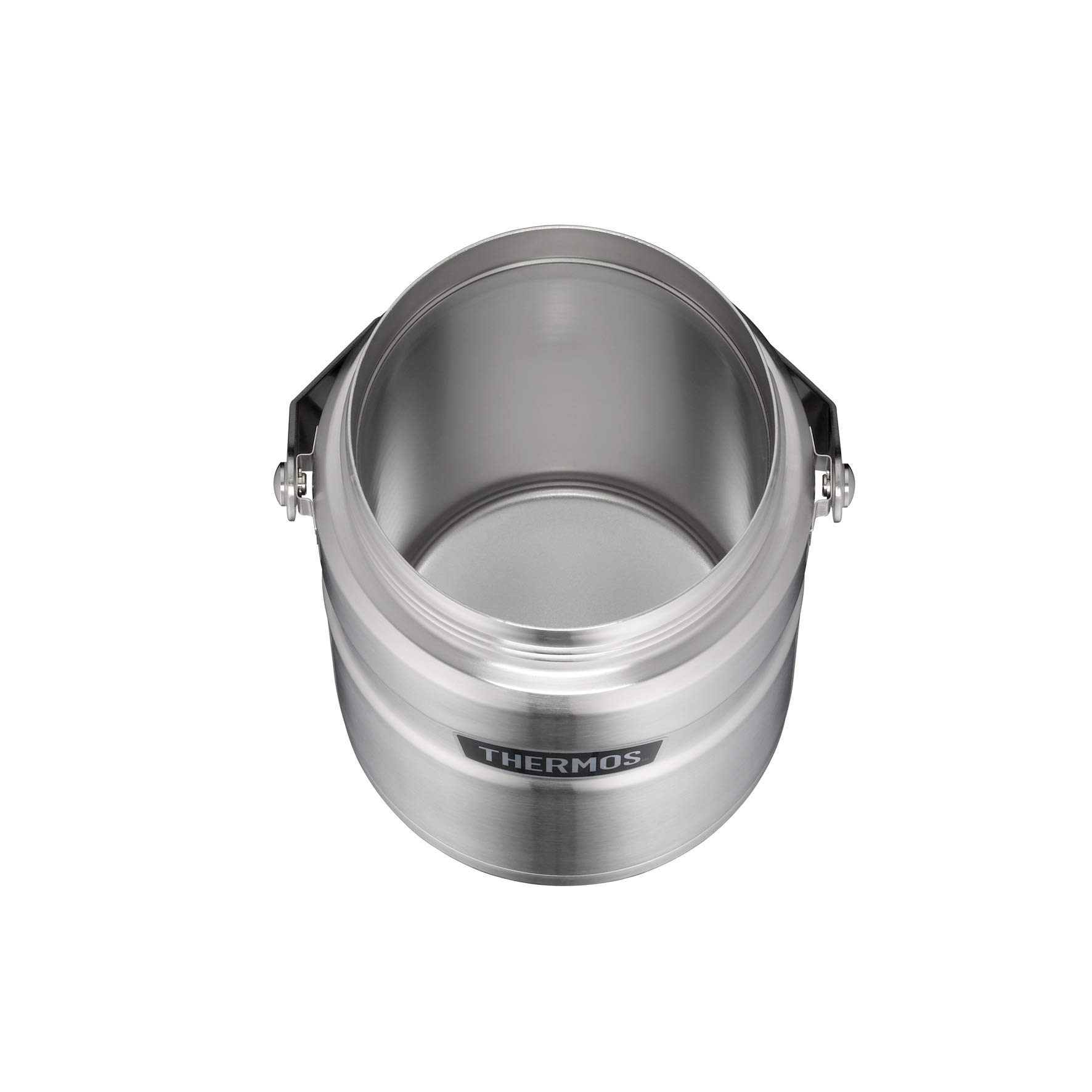 Thermos STAINLESS King Food JAR - Termo de acero inoxidable con inserciones y asa, 1,2 l, acero inoxidable, 12 horas de calor/24 h frío, para pasta, sopa, cereales, recipiente térmico para alimentos,