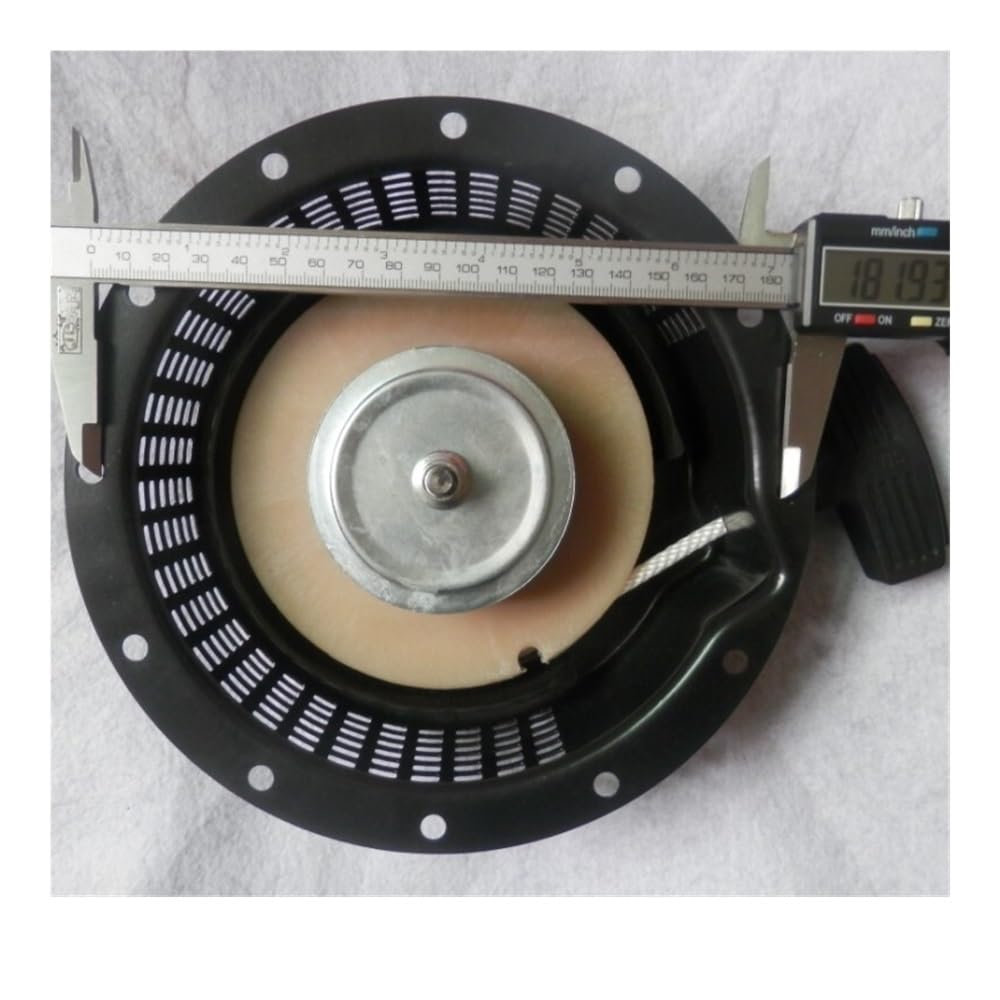 Arrancador de Retroceso Km178f, trinquete único Apto for cultivador 178f 178fs, generador de caña, rebobinado de Cuerda de Agarre de Arranque