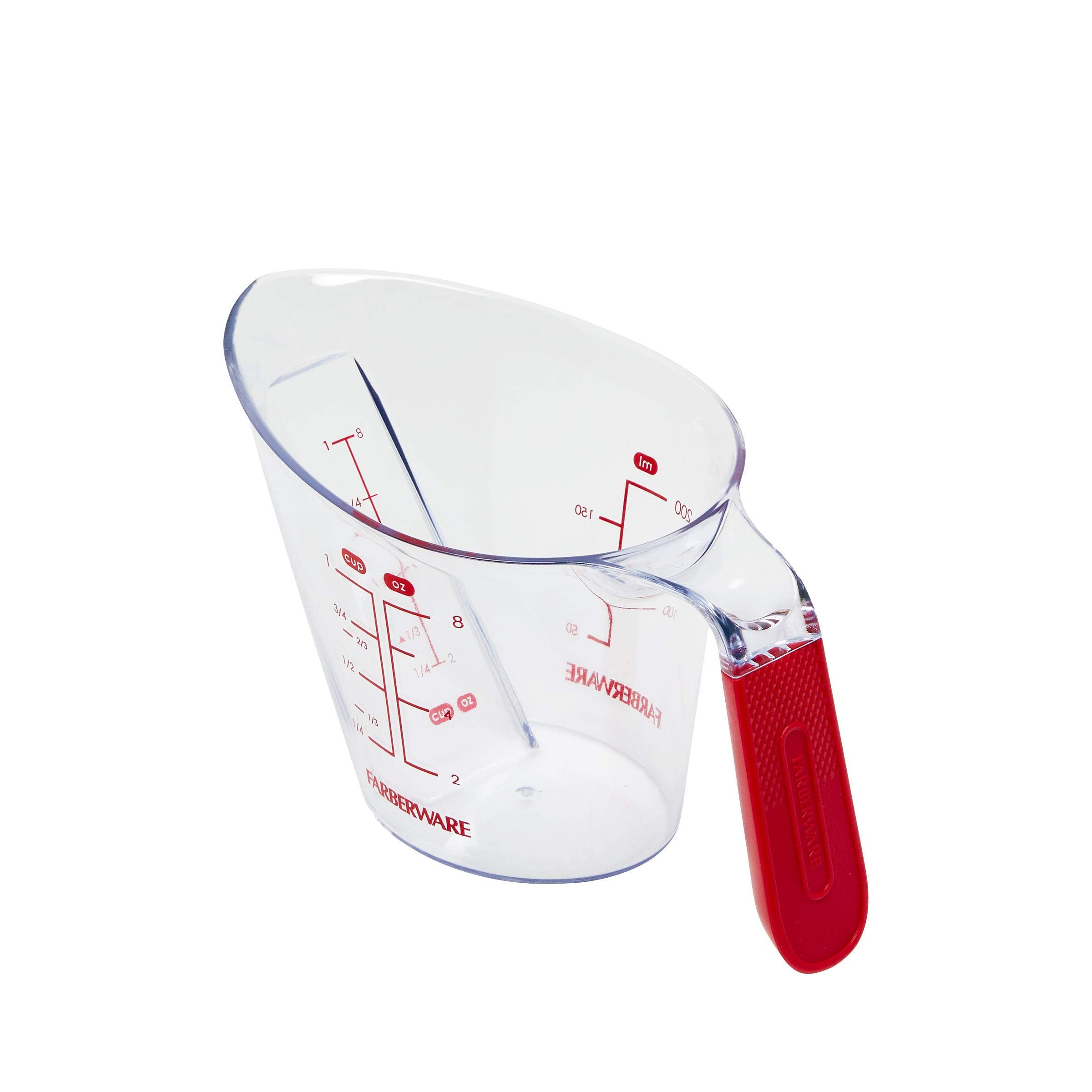 Farberware Angled Measuring Cup, 1, Red