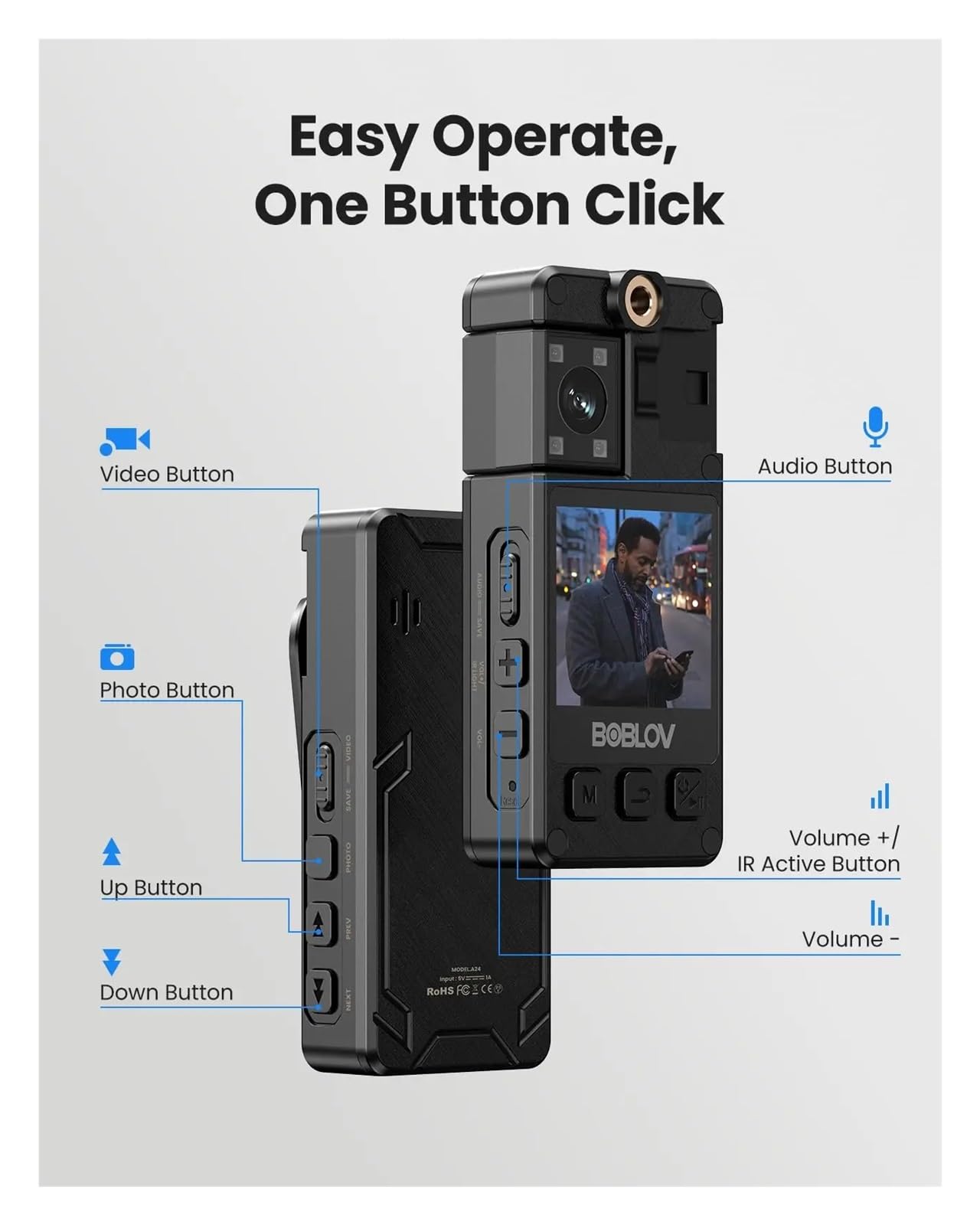 Amazon.co.jp: 隠しカメラ アクションカメラ ウェアラブルカメラ