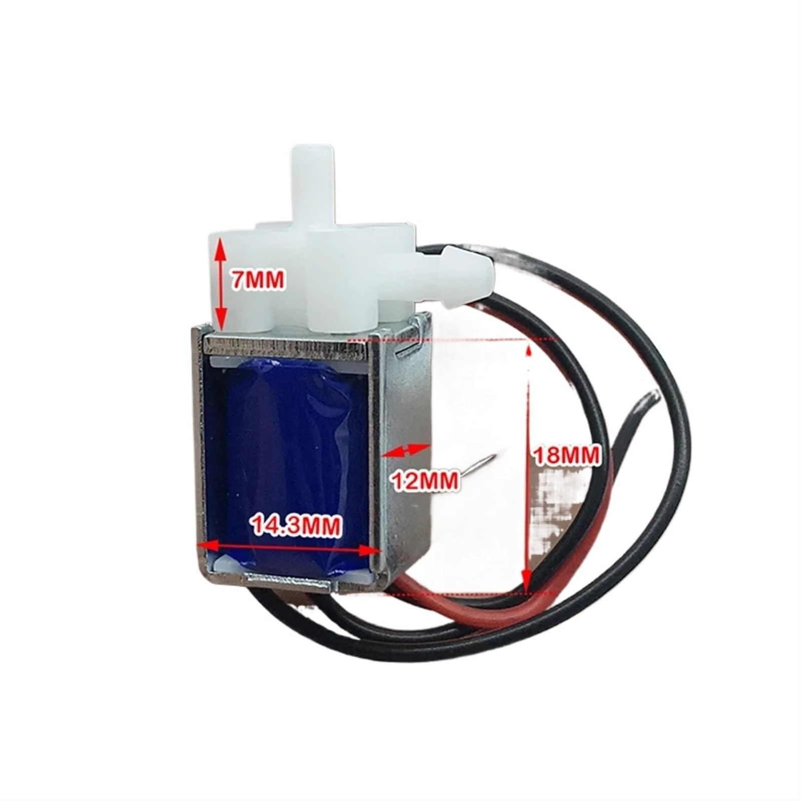 Válvula Solenoide Mini De Aire, Normalmente Cerrada, 2 Vías, DC 12V, Ideal Para Control Neumático En Proyectos