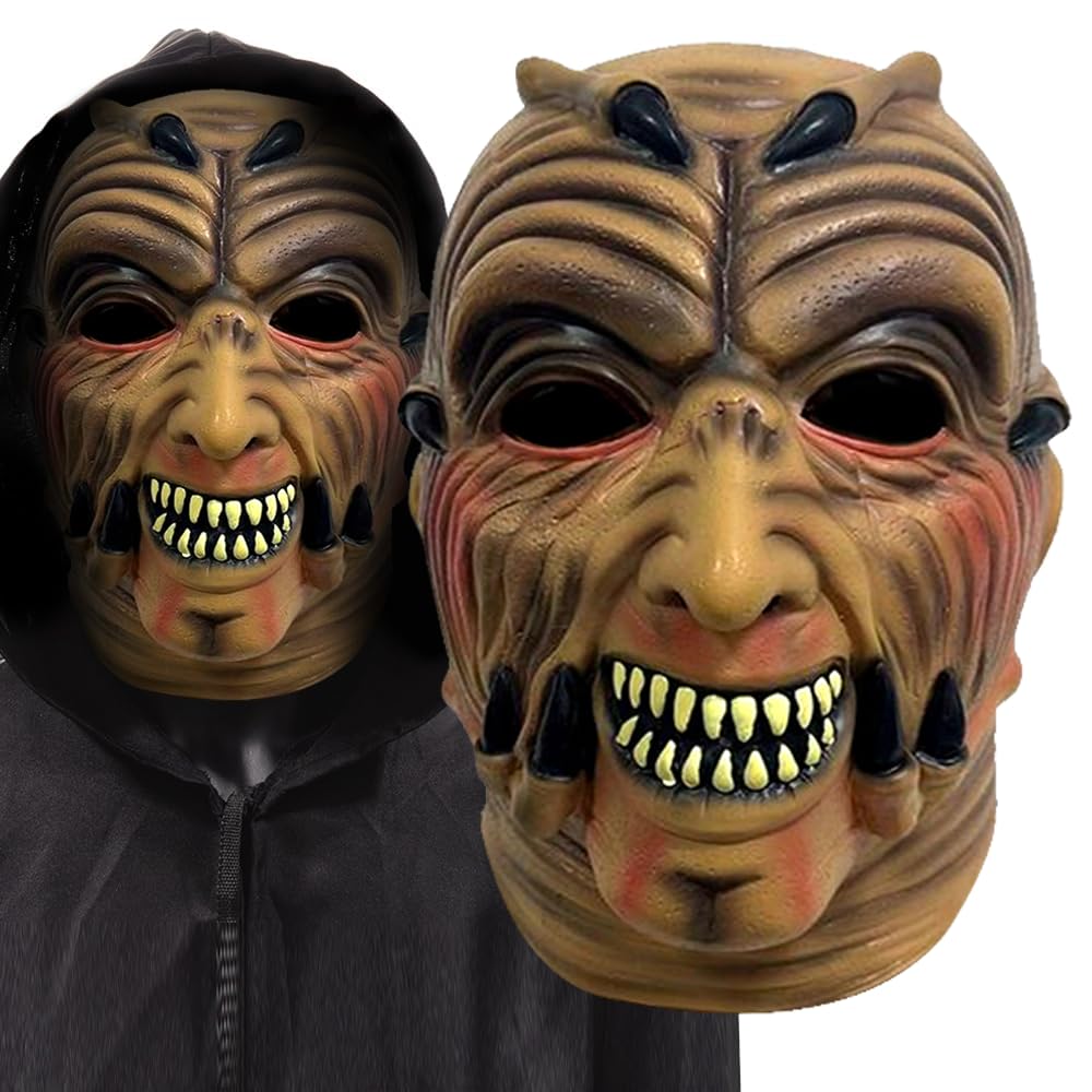 Makoike Jeepers Creepers Mask Scary Zombie Ghostface Demon Masks Carnival Halloween Costume Cosplay Props