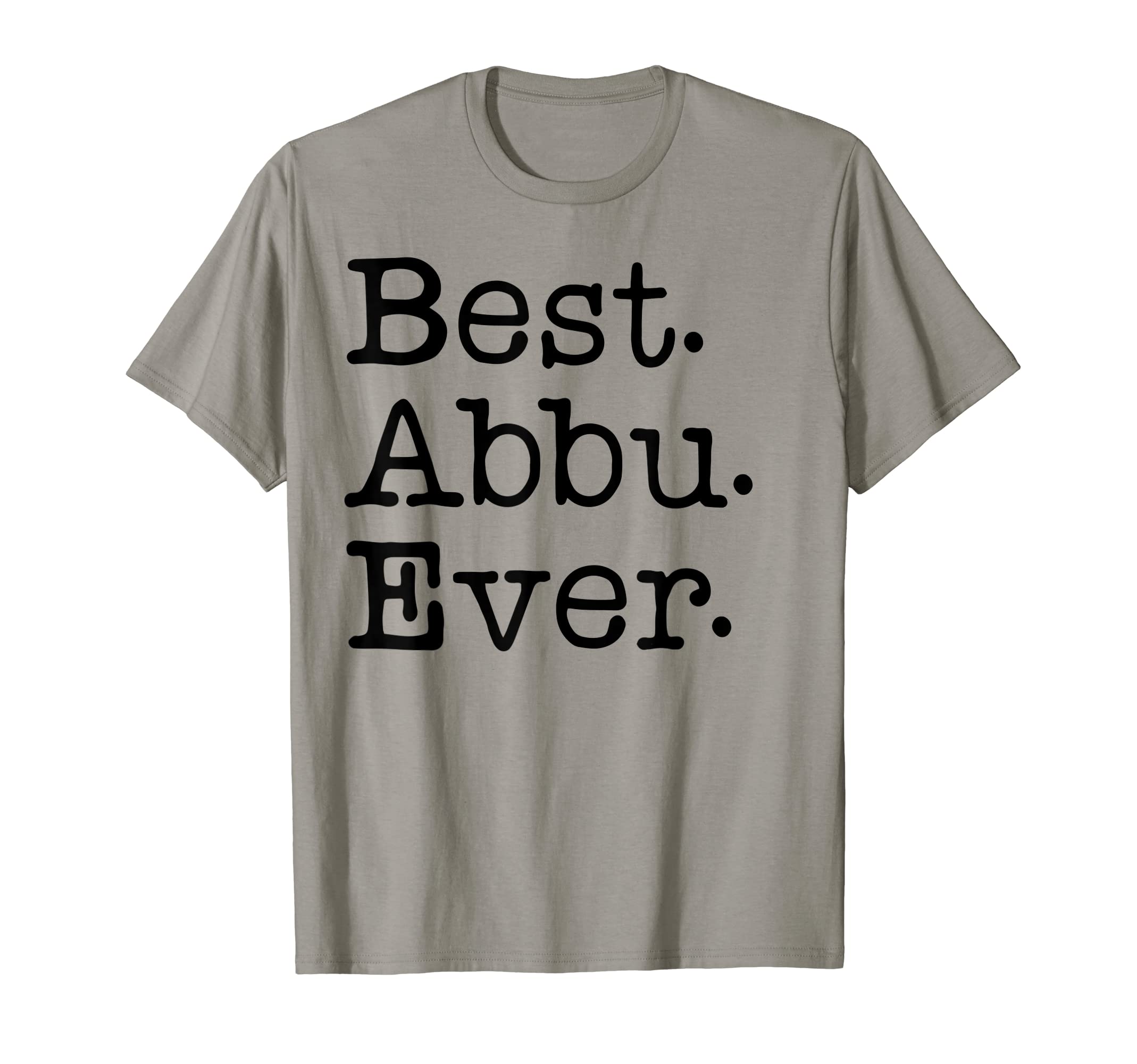 Abba-Fam Tees.Mens Best Abbu Ever Funny Pakistani Dad T-Shirt