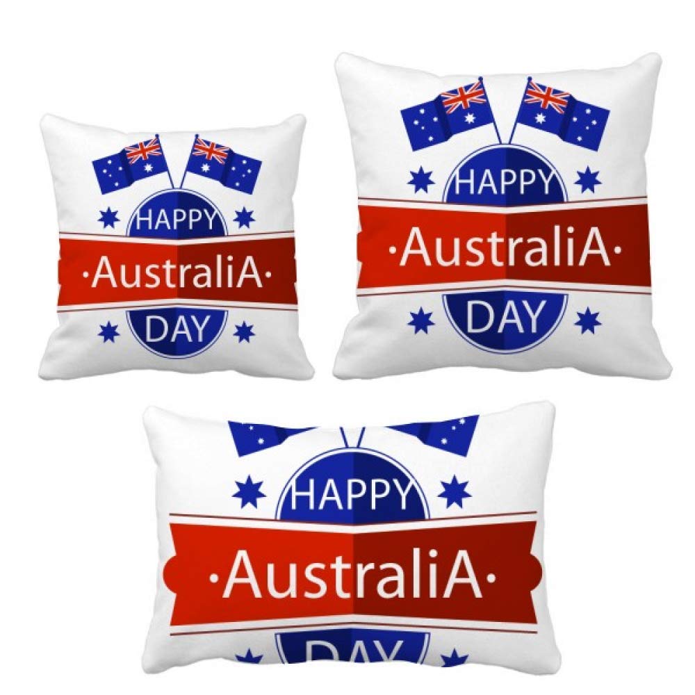 Parure de coussin drapeau australien salon et chambre ambiance voyage exotique