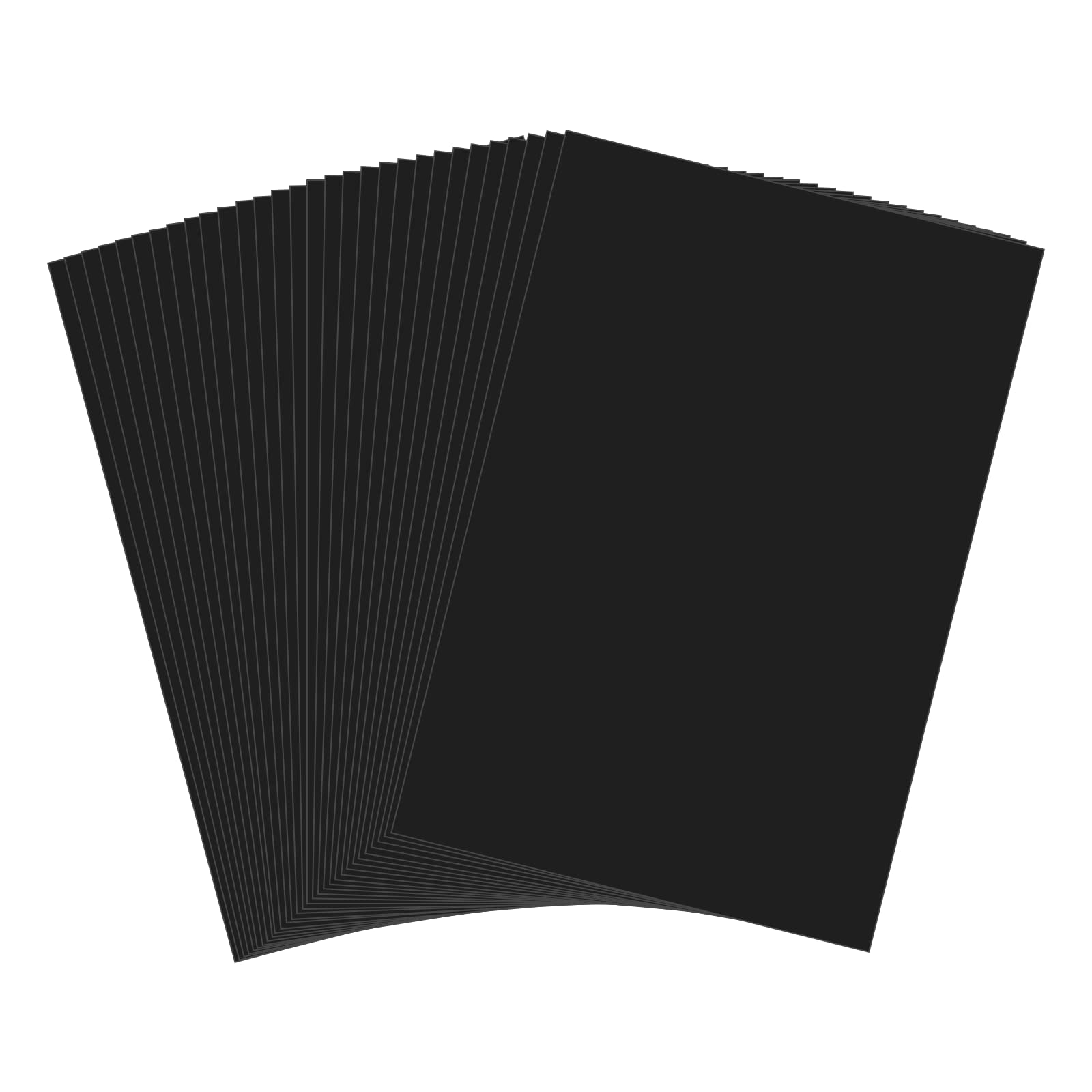 50 Sheets Black Construction Paper 8.5 x 11 Inch Assorted-65Lb/180Gsm, Construction Paper Bulk for Classroom Supplies, Crafts & Scrapbooking DIY Supplies