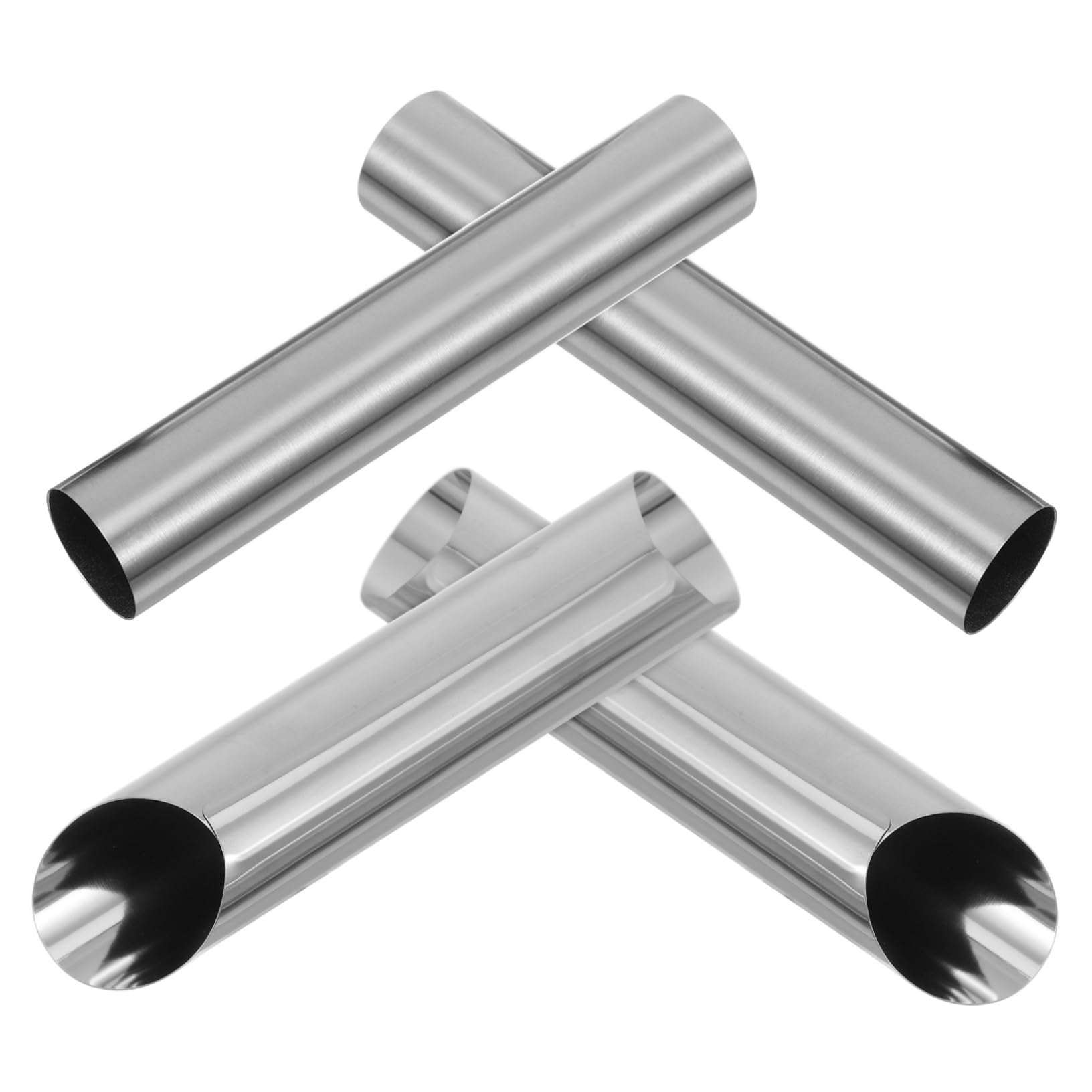 FUNOMOCYA Non-stick Cone Horn Molds 4pcs Bread Tube Molds for Baking Pastry Making