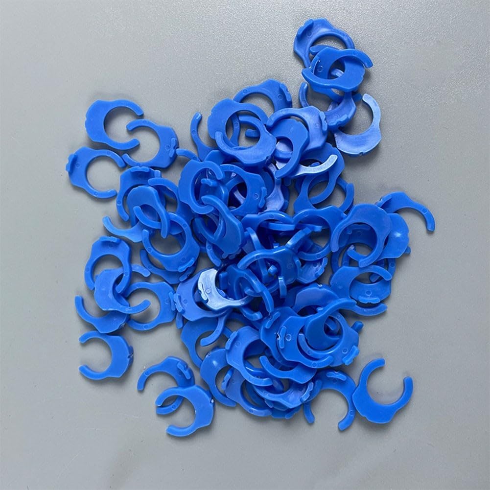 Yuanpgky Lot de 20 clips de verrouillage sécurisés pour raccords de filtre à eau à osmose inverse, clips de fixation de tube en plastique, compatibles avec les systèmes de purification d'eau et