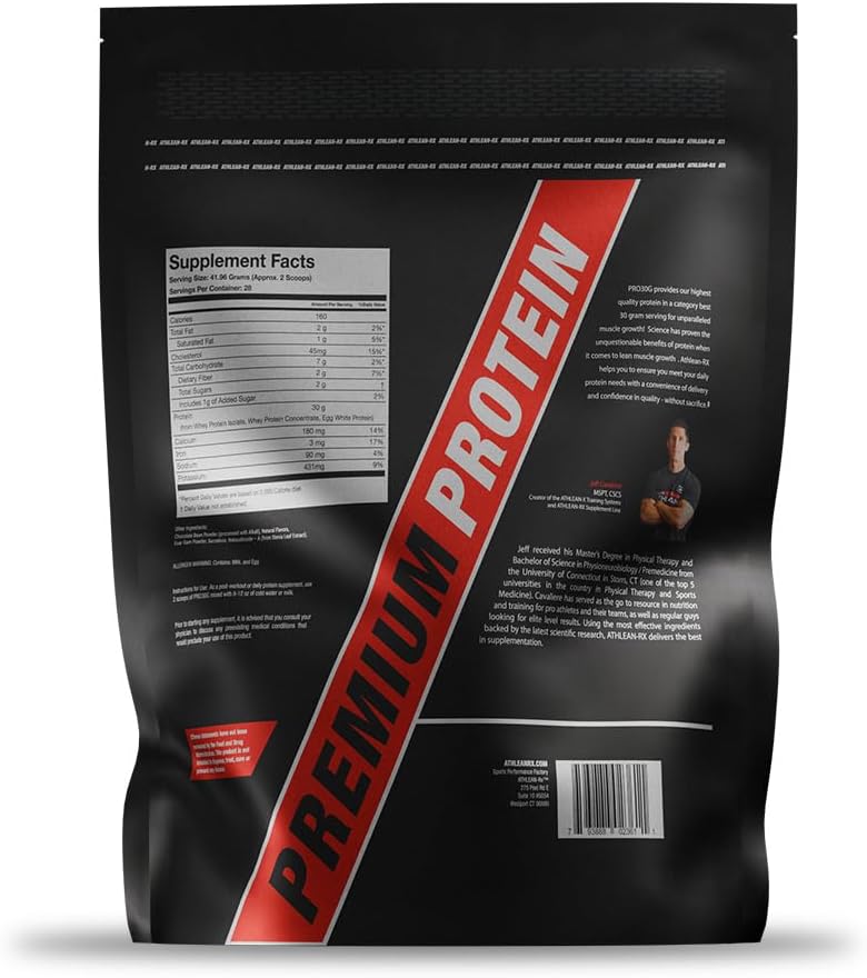 ATHLEAN-X PRO-30G, Premium Whey Protein Isolate Powder, Chocolate Coconut, Gluten-Free, Low Sugar, 30g of High Protein Powder for Muscle Recovery & Growth - Image 3