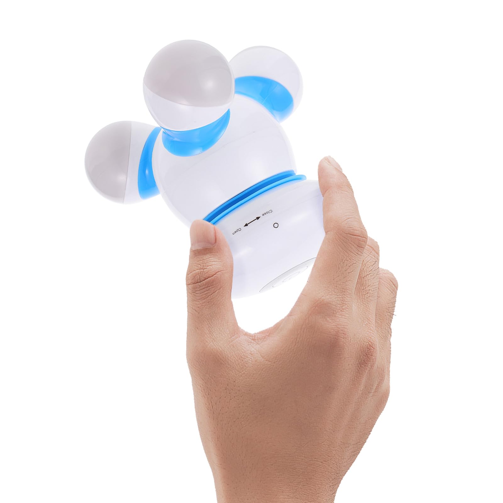 Mini Masseur Vibrant USB Bleu Physiothérapie Manuelle par Acupuncture à 3 Points pour Dos Cou et Taille Appareil Portable pour Musculaire et Fatigue Corporelle