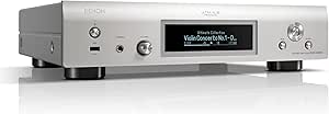 Denon DNP-2000NE Digital Audio Player, Wireless Multi-Room Audio, Ultra AL32 Processing, HEOS Built-in, Quad DAC Configuration, Supports AirPlay 2, Alexa, &amp; Siri Voice Control, Silver