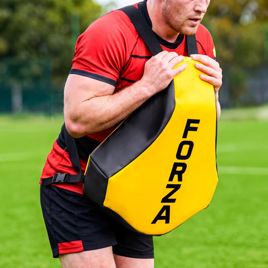 FORZA Bouclier de Plaquage Rugby Corps – Tapis de Contact Senior avec Mousse Haute Densité pour Entraînement Rugby