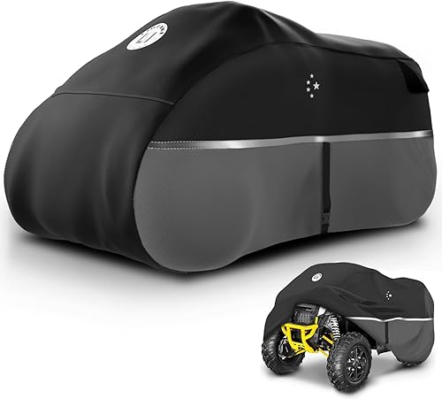 LI LIBZAKI Cubierta impermeable para cuatrimoto de 4 ruedas, para todas las estaciones, a prueba de clima, protección UV para Polaris Kawasaki,