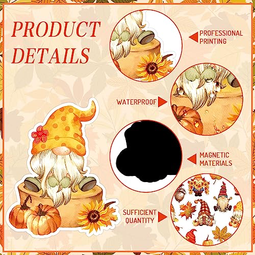Imanes Decorativos Gnome de Otoño 16 Piezas miniatura 3