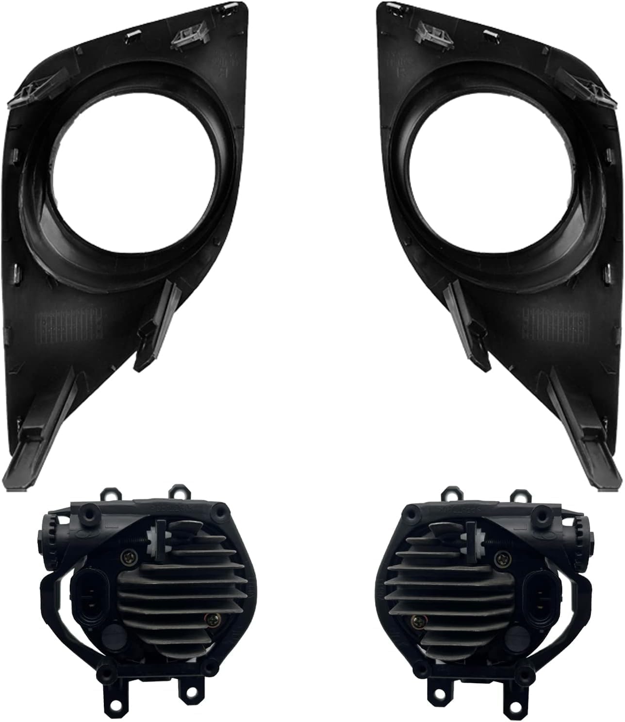 Led Fog Lights Compatible With 2014 2015 2016 Corolla/Altis CE ECO L LE, 1 Pair Of Front Bumper Driving Fog Lamps Kit with Clear Lens