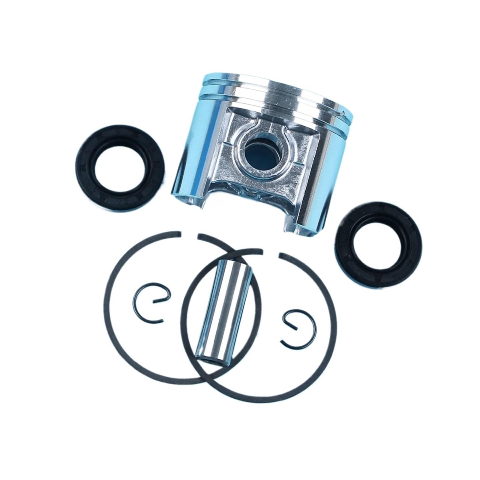 Kit Piston 42.5mm et Joints d'Huile pour Pièces de Tronçonneuse 025 MS250