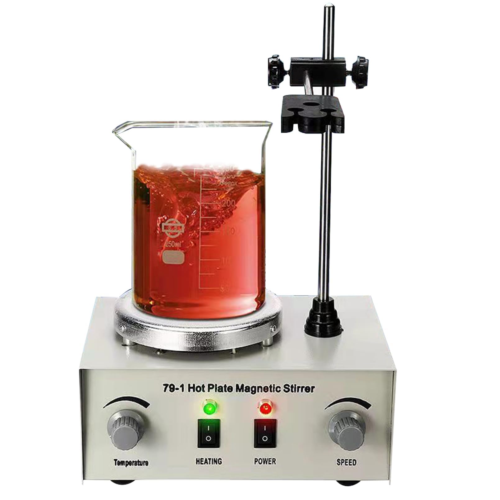 COYEUX Placa calefactora agitadora magnética de 1000mL, agitador eléctrico Superior de 100-2400RPM, Placa calefactora máxima de 100 ℃, para elaboración casera, agitación de Leche